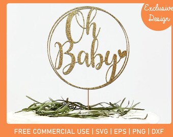 Download Baby Cake Topper Svg Etsy