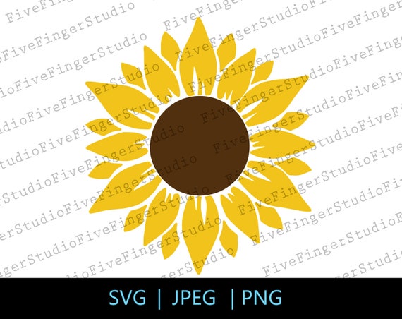 Free Free Yellow Sunflower Svg 728 SVG PNG EPS DXF File