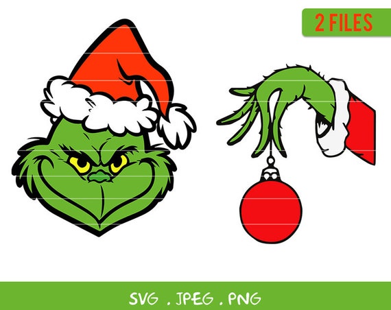 Download Christmas Grinch Face Svg Bundle Grinch Hand Christmas Etsy