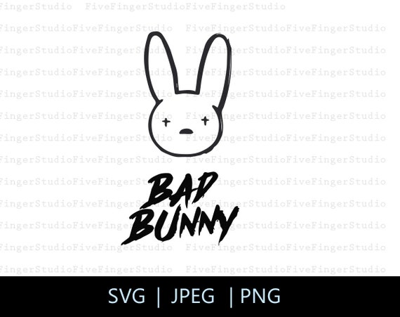Download Bad bunny logo Svg Bunny Svg Bad bunny vector Bad bunny ...