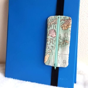 Étui en tissu – Étui en caoutchouc – Étui à crayons en caoutchouc – Étui d'école – Étui à crayons – Étui à crayons – Fournitures scolaires – Rangement