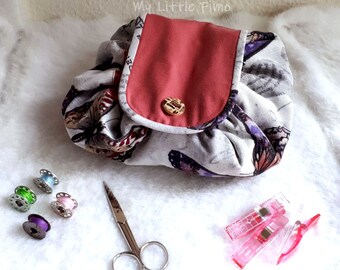 Neceser circular – Bolsa cordón – Neceser tela – Monedero tela