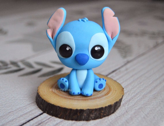 Stitch Figure Polymer Clay Stitch Cake Topper Birthday Cake Baby