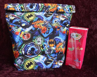 Lunch bag - Breakfast bag - Snack bag - Sandwich bag - Lunch pouch - Breakfast pouch - Washable bag - Reusable bag