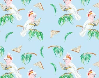 Native Tucker - Major Mitchell with Fairy Bread Cotton Fabric 110cm (per metre)