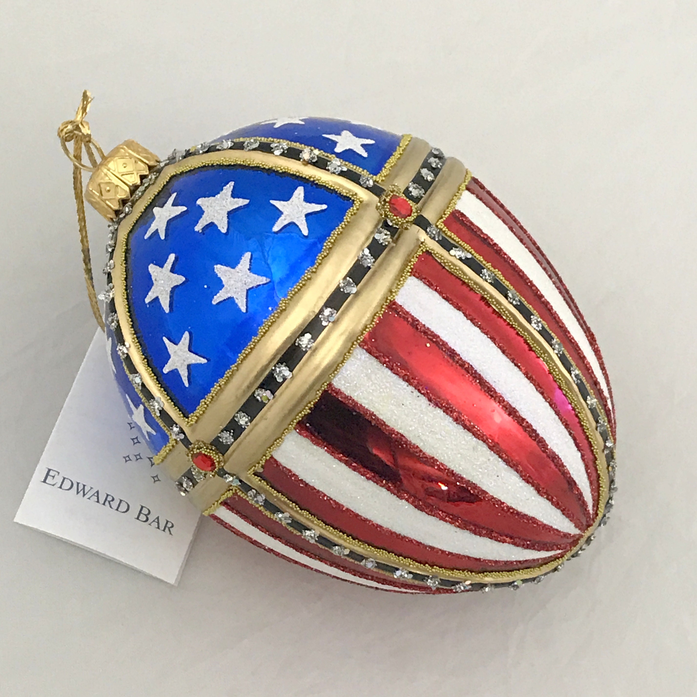 Egg, Patriotic American Flag