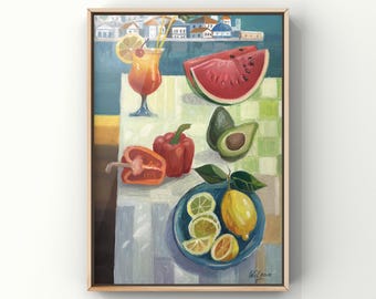 Still life | Still life painting landscape | Original Painting 12x16 inch