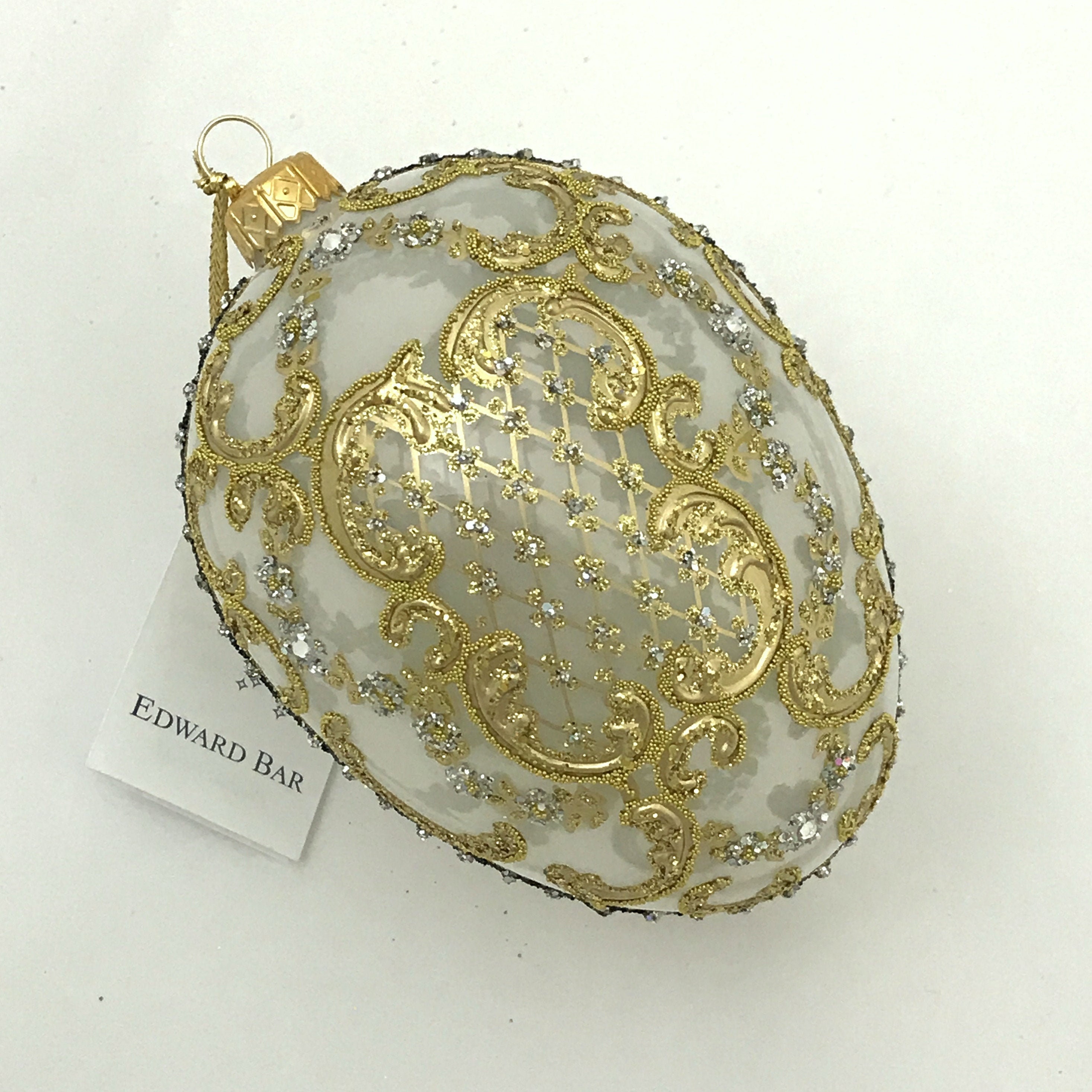 Transparent Pearl Egg, ORNAMENTAL, Glass Ornament