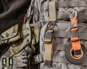 010UsefullGear D_Ring ALTA VISIBILIDADE Alça ajustável Laranja