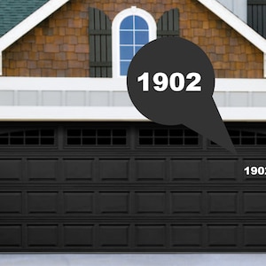 Juegos de números magnéticos flexibles para puertas de garaje, imanes para domicilios, letreros de porche con números de casa, decoración de jardín para equipos deportivos (varios tamaños)