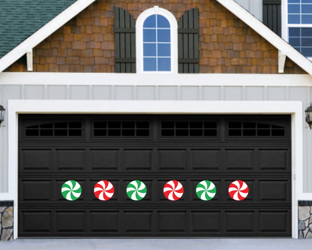 Peppermint Candy for Garage Door, Car Decal, Christmas