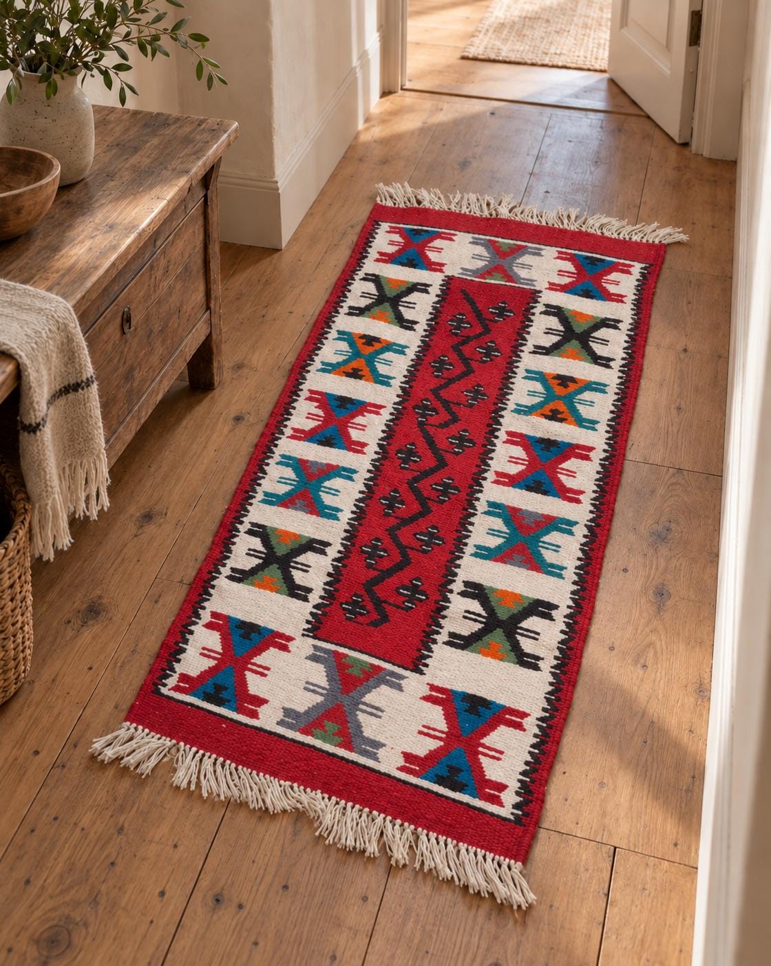 Vintage mexican rug - Etsy 日本