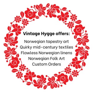 Vintage Woven Tapestry Finnish Tapestry Mid Century Wall Hanging Nordic Tapestry Art Nordic Wall Rug Boho Textile Art image 9