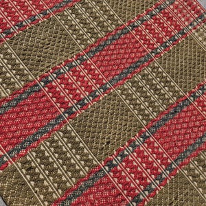 Vintage Norwegian Overshot Tapestry: Woven Wool & Linen Wall Hanging