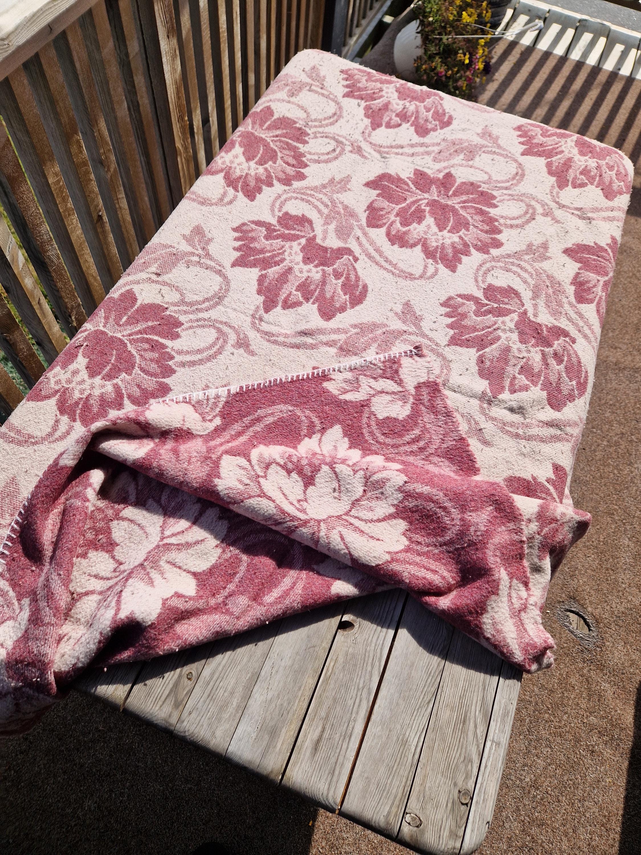 EWFAS Couverture Polaire Fauteuil de Maison Fleur de Marguerite Vintage