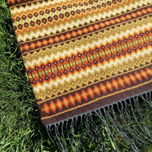Vintage Norwegian Tapestry Woven Wall Hanging Nordic Tapestry Art Wool ...