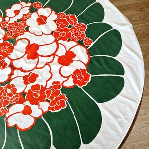 Retro Floral Baumwolle Tischdecke: 57 cm im skandinavischen Stil
