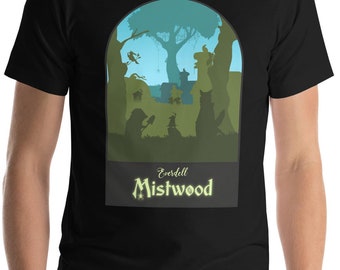Everdell Mistwood Board Game Unisex T-Shirt - Minimalist Travel Design  - Officially Authorised Accessory