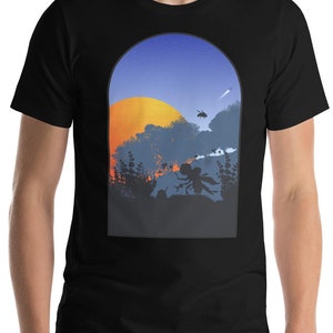 Apiary Night Board Game Unisex T-Shirt - Minimalist Travel Design