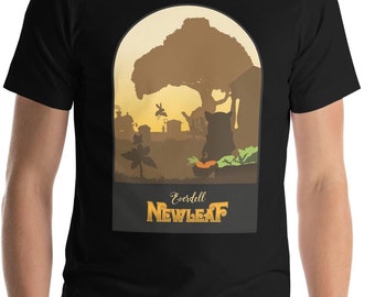 Everdell Newleaf Board Game Unisex T-Shirt - Minimalist Travel Design  - Officially Authorised Accessory