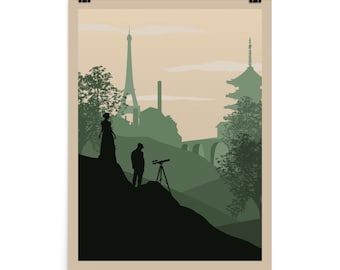 Between Two Cities Board Game Poster - Minimalist Travel Wall Art