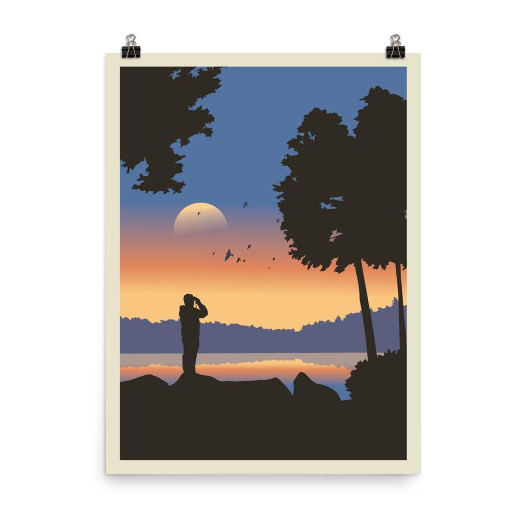Wingspan Bird Watcher Board Game Poster - Minimalist Travel Wall Art - Etsy
