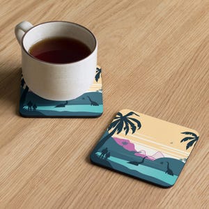 Dinosaur Theme Park - Board Game - Tabletop Gaming Inspired Drinks Coaster