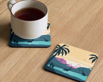 Dinosaur Theme Park - Board Game - Tabletop Gaming Inspired Drinks Coaster