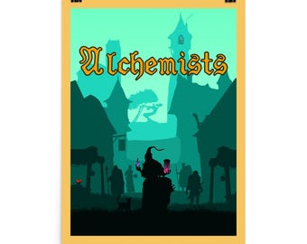 Alchemists - Minimalist Travel Wall Art - Officially Authorised Accessory