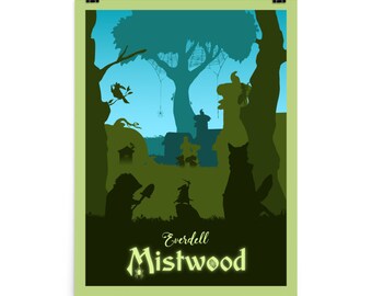 Everdell Spirecrest Board Game Poster Minimalist Travel Wall Art ...