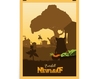 Everdell Spirecrest Board Game Poster Minimalist Travel Wall Art ...