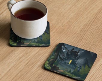 Hero's Upgrade Meeple Coffee - board game/ Tabletop Gaming Inspired Coaster
