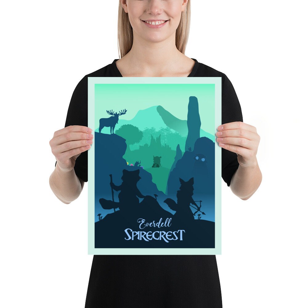 Everdell Spirecrest Board Game Poster Minimalist Travel Wall Art ...