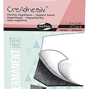 CreAdhesive magnetic film self-cl. 2 pieces. 9 x 11 cm