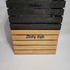 Bench and Storage Chest Upholstered Stool Seat Chest Made of Wood, Stool Bench with Storage Space, Crate Box 60 x 40 x 44 cm, Nut image 5