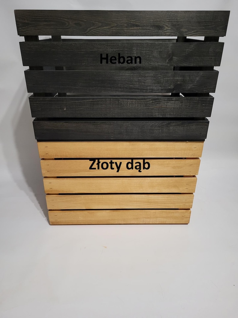 Bench and Storage Chest Upholstered Stool Seat Chest Made of Wood, Stool Bench with Storage Space, Crate Box 60 x 40 x 44 cm, Nut image 5