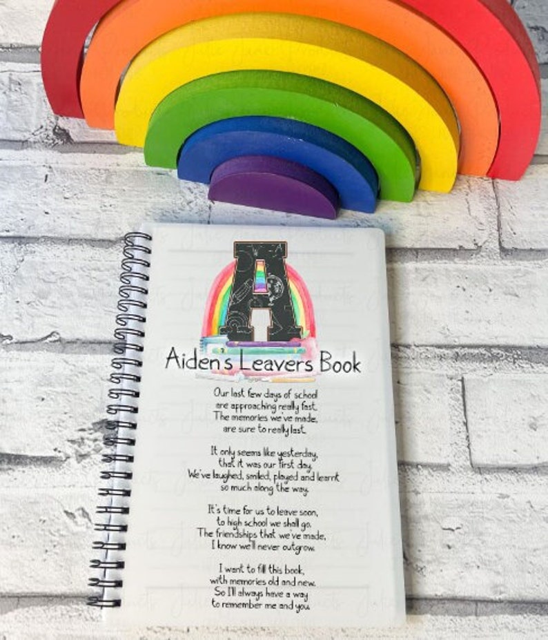 School Leavers Book Personalised Leavers Book Autograph Etsy