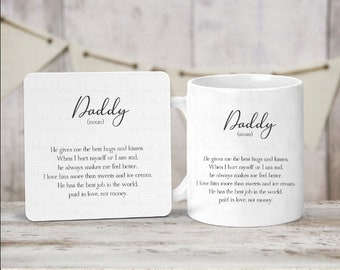 Personalised daddy mug | Daddy fathers day gift | First fathers day gift | New daddy gift