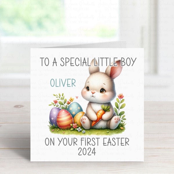 First Easter card | Personalised Easter card | Easter card for boys | Easter gift for boy