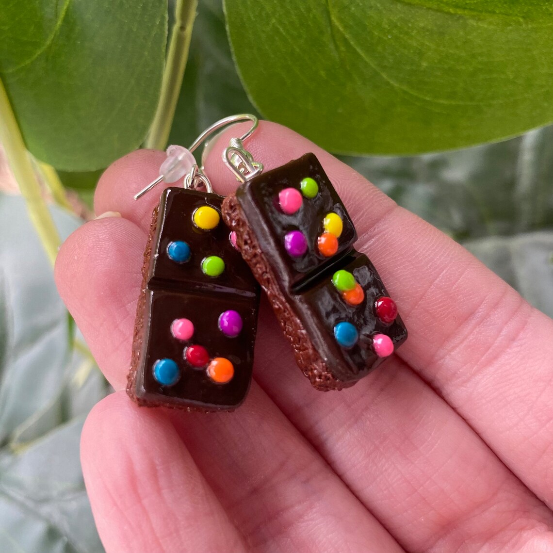 Cosmic Brownie Earrings/handmade Little Debbie Earrings/cute Etsy