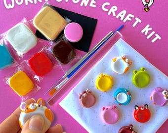 Polymer Clay Worry Stone Craft Kit