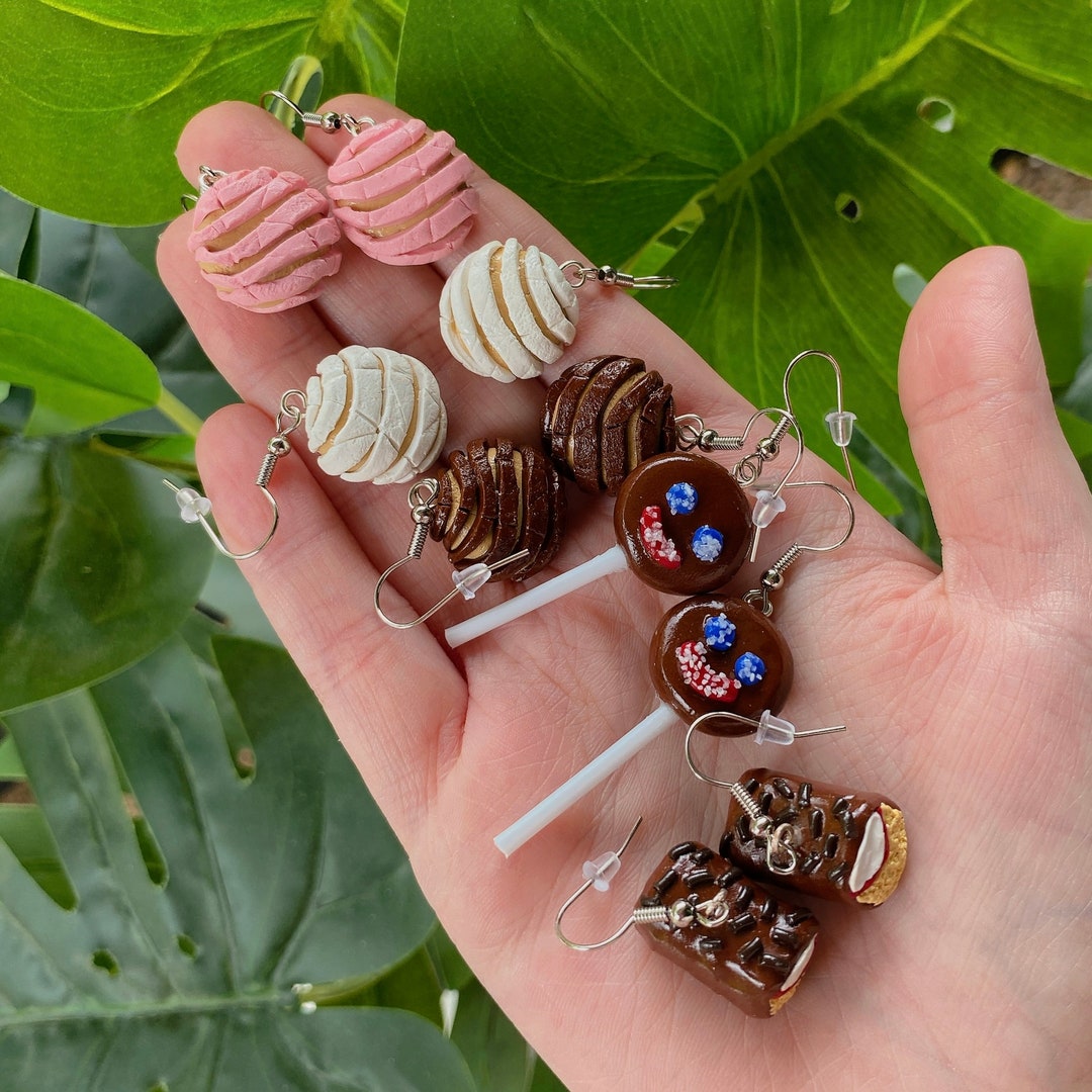 Mexican Candy Earrings Pan Dulce Jewelry Paleta Payaso Etsy