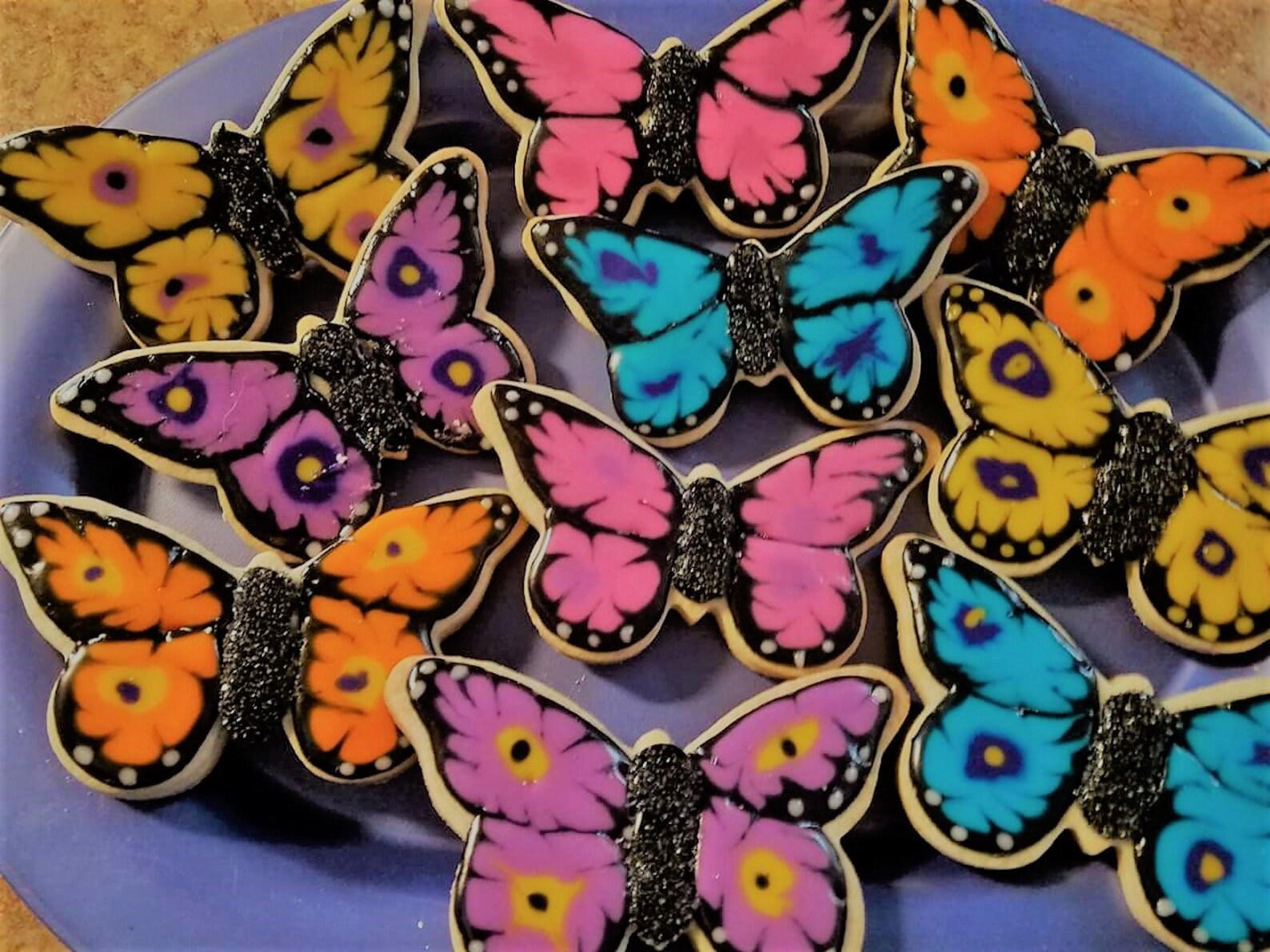 Butterfly Cookies Butterfly Baby Shower Birthday Party Etsy