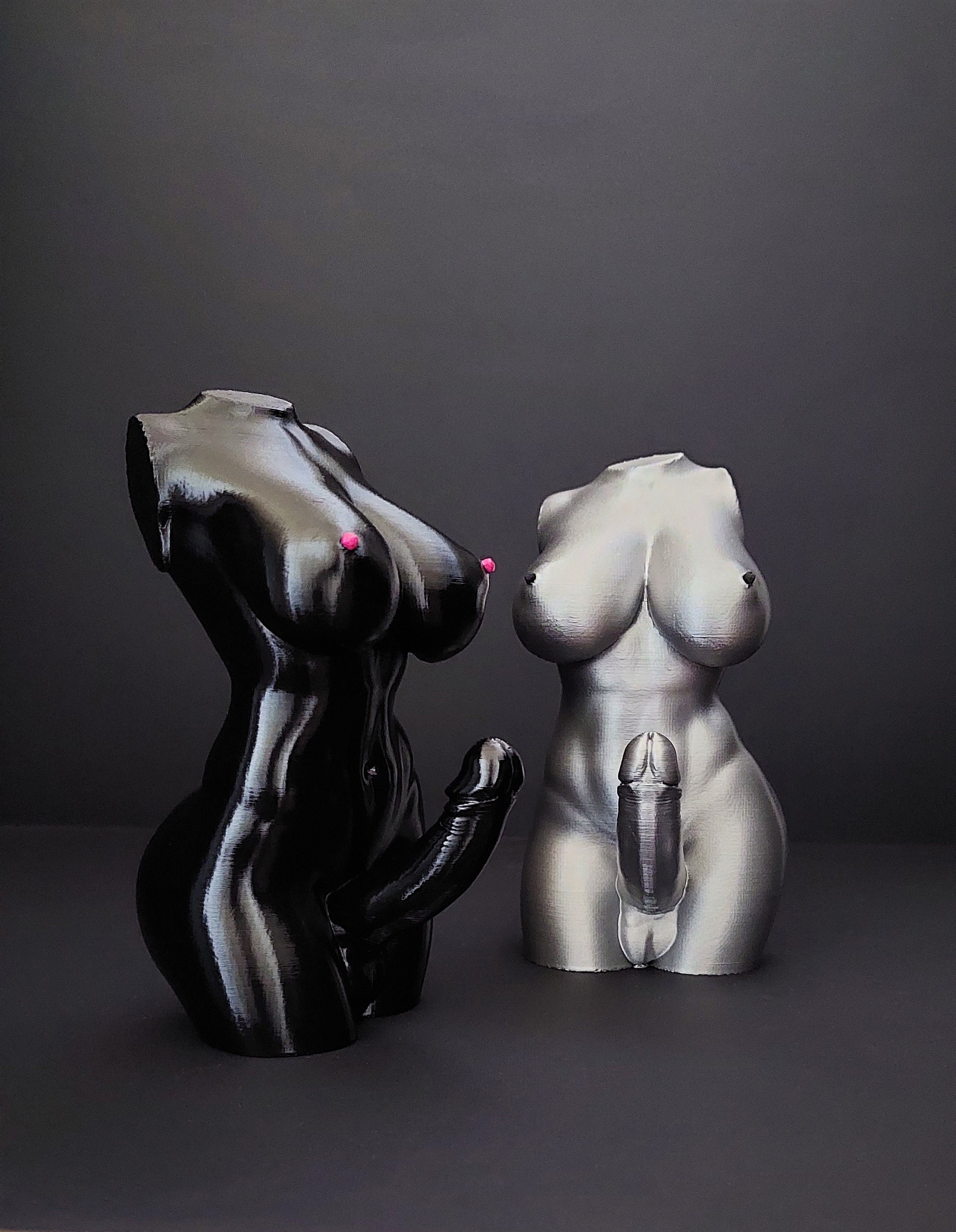 6.3 Inch Transgender Body Art Sculpture Nude Female Male