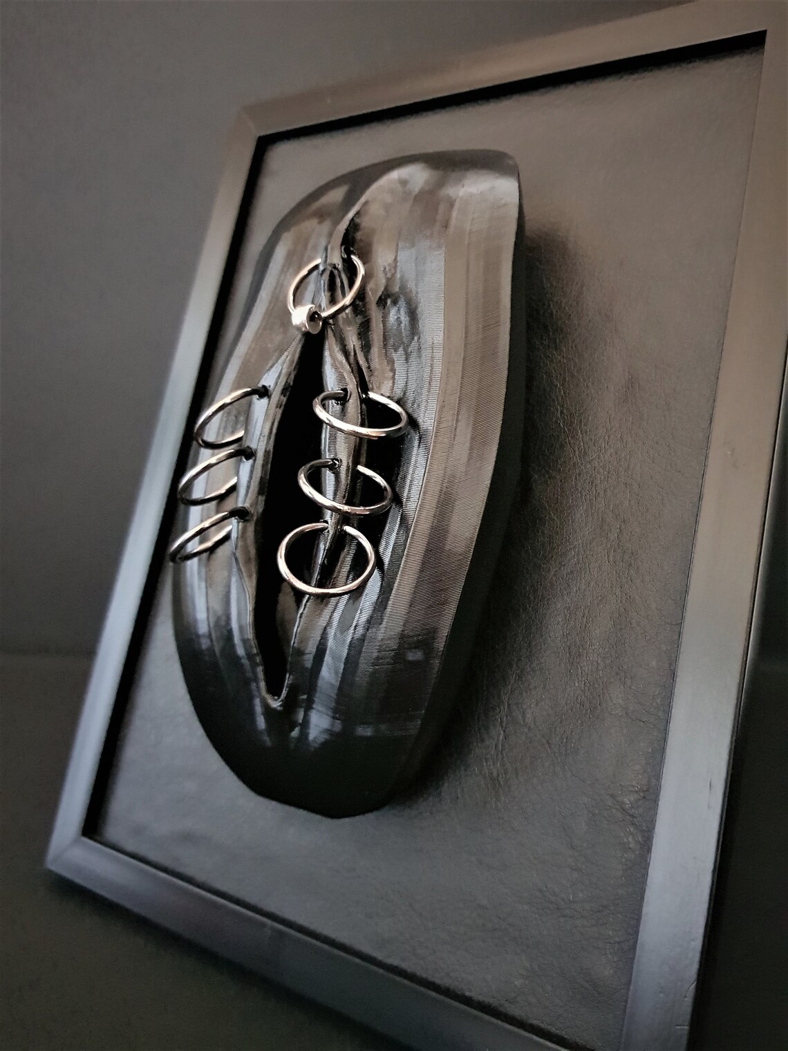 Multi Pierced Vagina 3D Art Sculpture Erotic Vulva Wall Art Etsy Canada