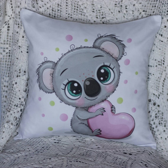 Cute Koala Kids Pillow Cover | Etsy Personalized Koala Bear Pillowcase
