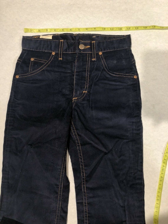 Lee Dark Blue Corduroy Pants/Jeans W26 L33 Vintage - image 4