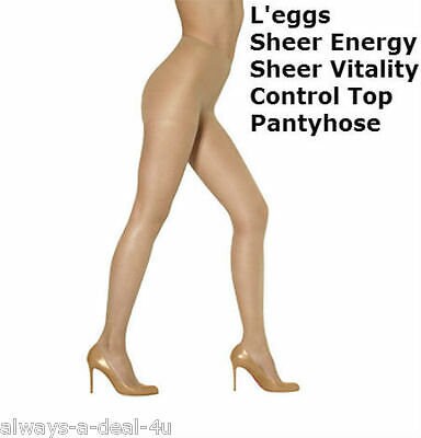 L'eggs Sheer Energy, Sheer Vitality suntan Control Top Pantyhose_size A -   Canada