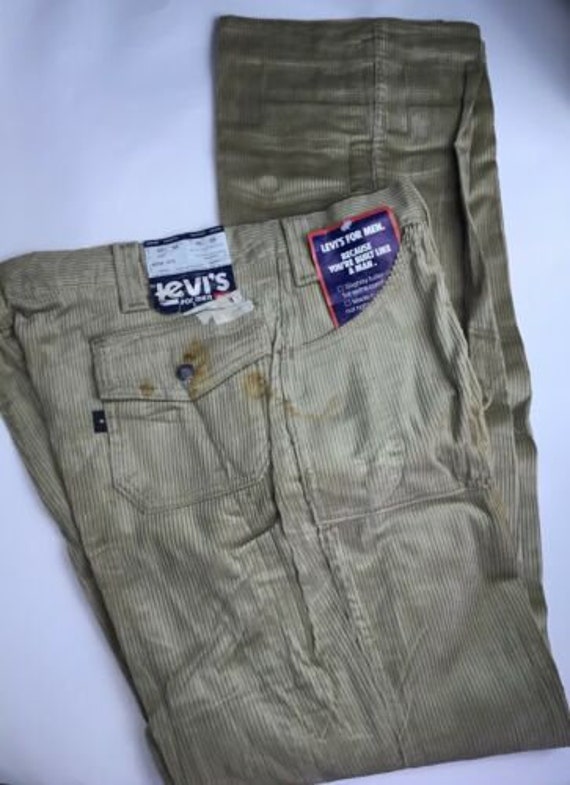 Vintage Khaki Beige Levi’s Corduroy Pants/Jeans W4