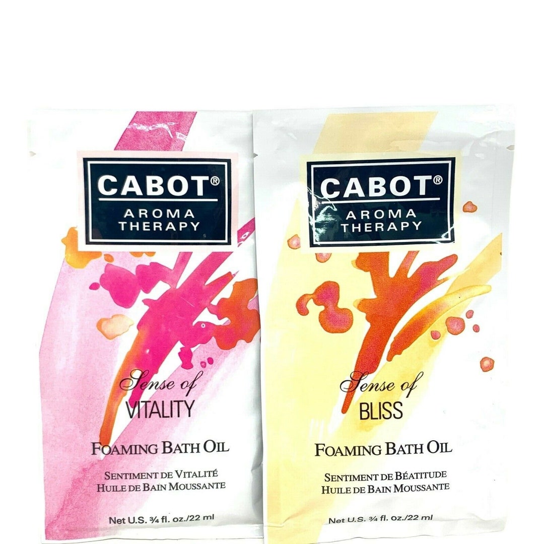 Cabot Aroma Therapy Foaming Bath Oil_ 60 Bliss and 60 Etsy UK